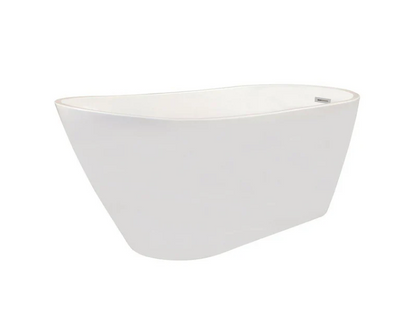 Contemporary Oval Sloped Design Soaking Tub by Altair