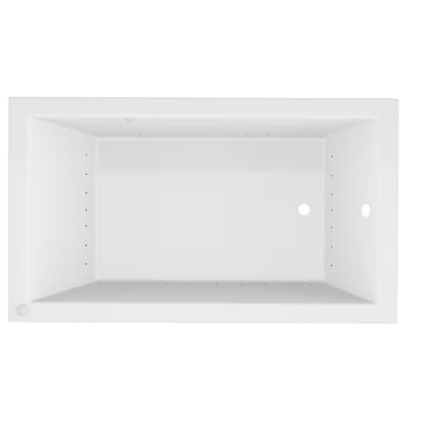 Venetian 32 x 66 Rectangular Air Jetted Bathtub with Reversible Drain