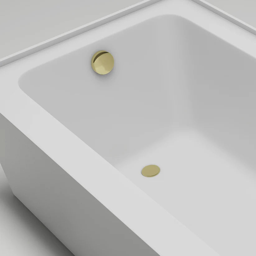 Acrylic Soaking Bathtub with Overflow and Drain LEFT by Vanity Art