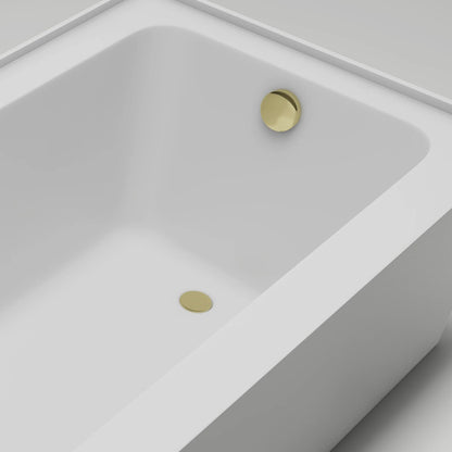 Acrylic Soaking Bathtub with Overflow and Drain RIGHT by Vanity Art