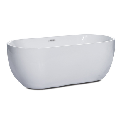 Deeper than Standard Immersion. Oval Soaking Bathtub by Alfi
