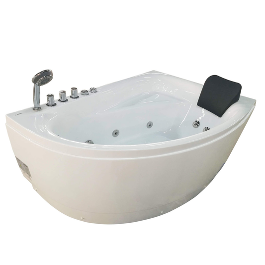 Single Person Corner Whirlpool Bathtub