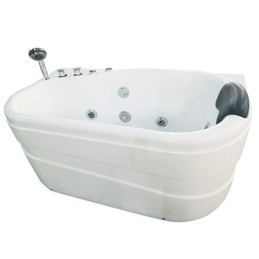 Jetted Whirlpool Bathtub W/ Fixtures