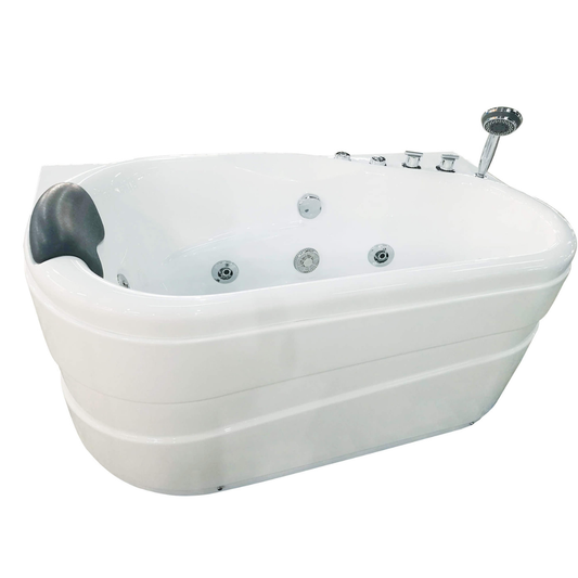 Jetted Whirlpool Bathtub W/ Fixtures