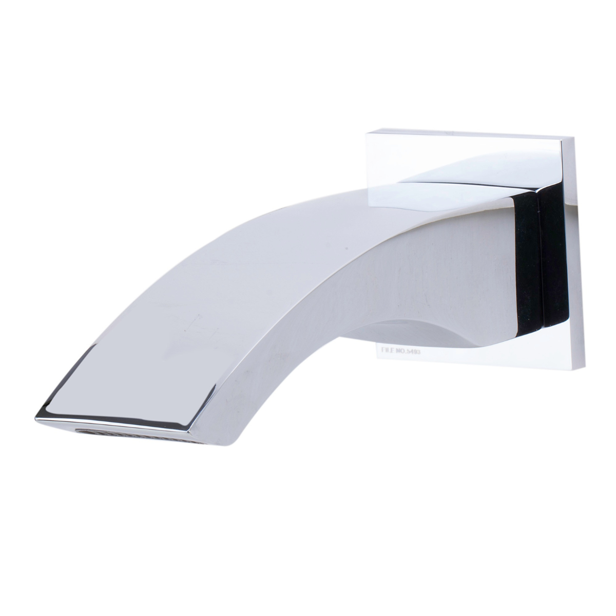 Curved Tub Filler Bathroom Spout Polished or Brushed by Alfi
