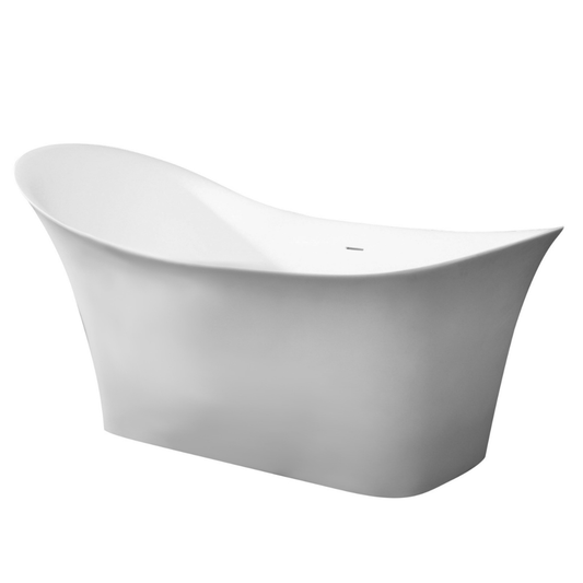 Soaking Slipper Bathtub Solid Surface by Alfi