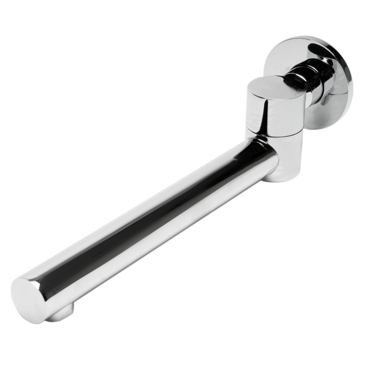 Solid Brass Round Foldable Bathtub Spout by Alfi