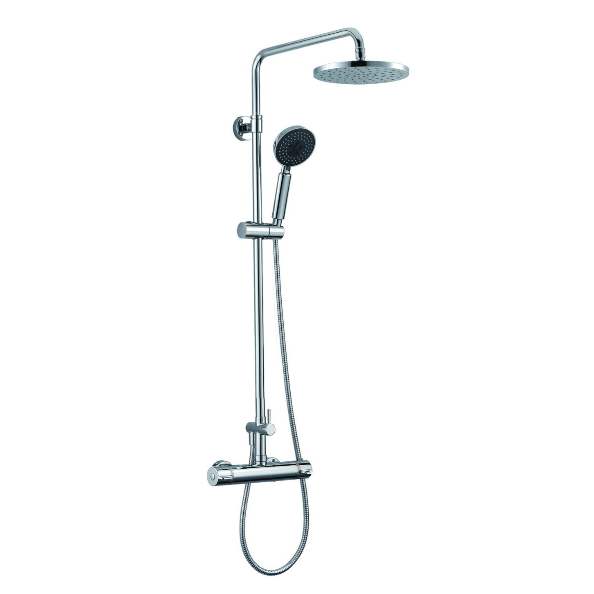 Round Style Thermostatic Exposed Shower Set by Alfi