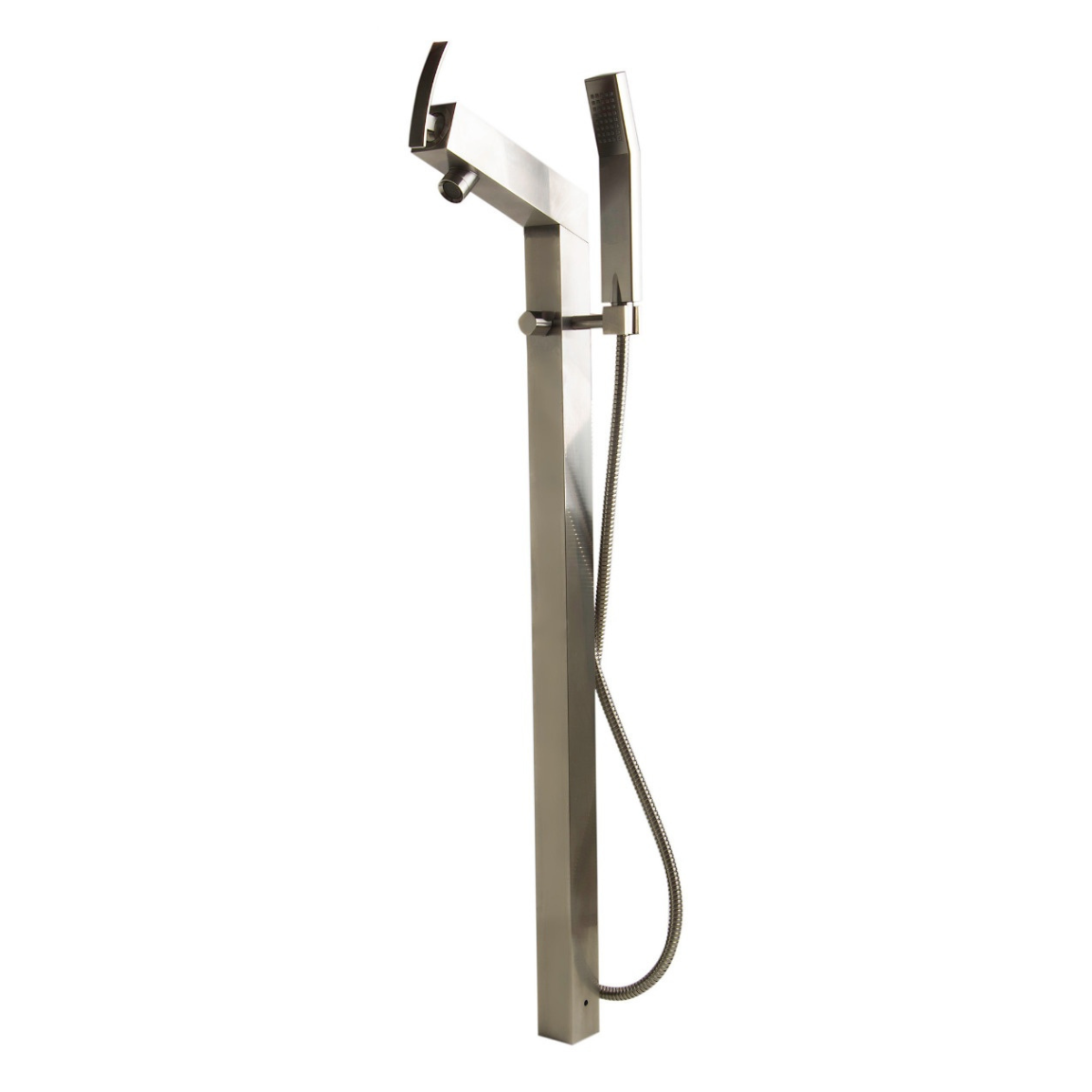Floor Mounted Tub Filler + Mixer Hand Held Shower Head by Alfi