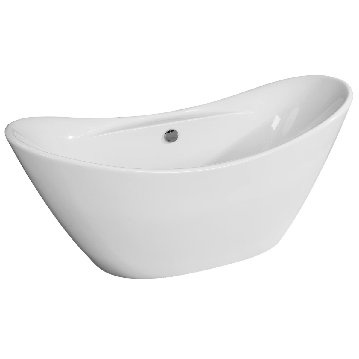 Spa Inspired Oval Free Standing Soaking Bathtub by Alfi