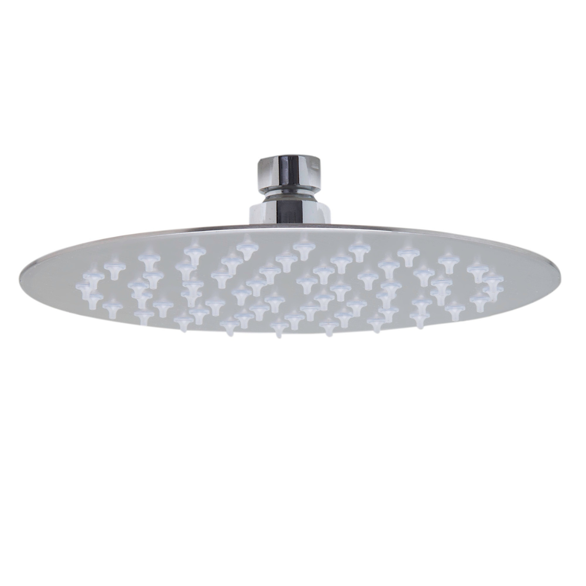 Round Thin 8 Inch Shower Head With Rain Drops by Alfi