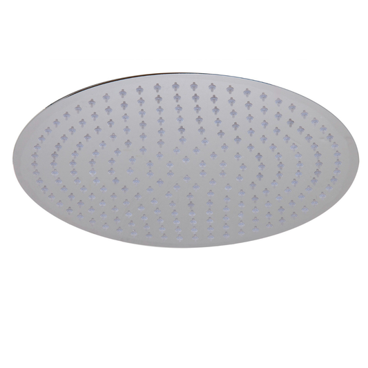 Large Round Rain Shower Head In Stainless Steel by Alfi