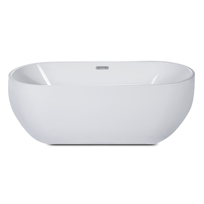 Oval Acrylic Free Standing Soaking Bathtub by Alfi