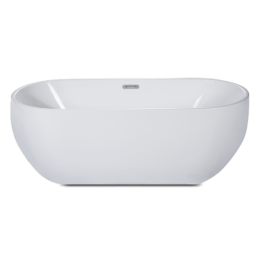 Oval Acrylic Free Standing Soaking Bathtub by Alfi
