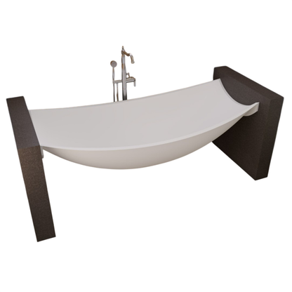 Suspended Wall Mounted Hammock Bathtub by Alfi