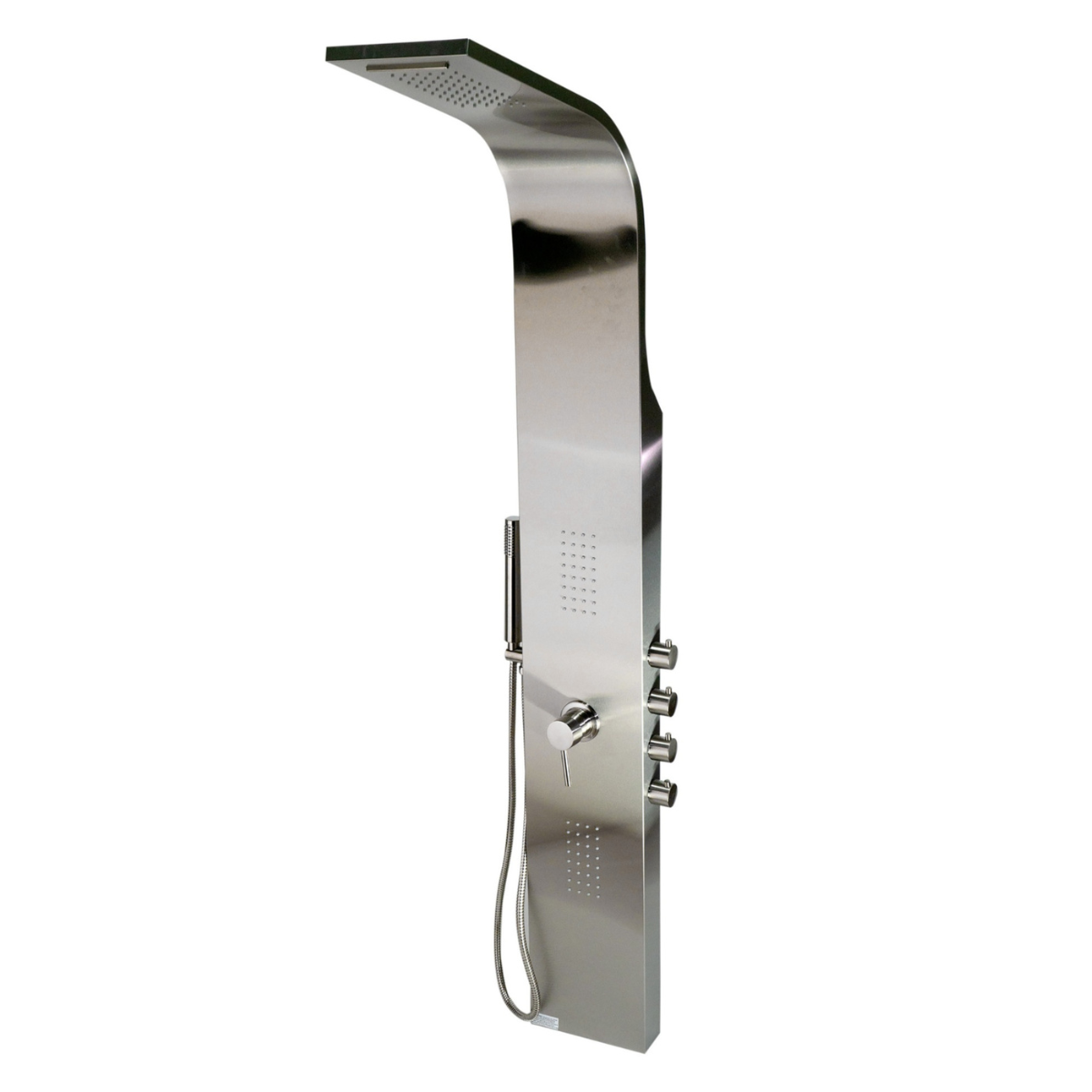 Stainless Steel Shower Panel with 2 Body Sprays by Alfi