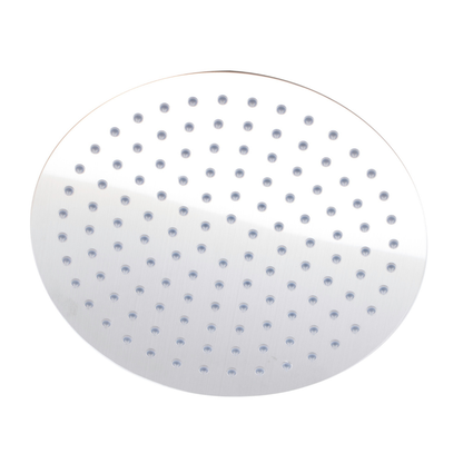 Flat Rain Shower Head In Stainless Steel - 12 Inch by Alfi