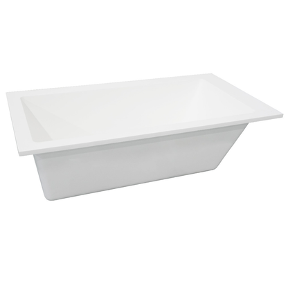 59" Rectangular Drop In Bathtub by Alfi