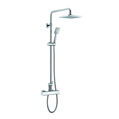 Square Style Thermostatic Exposed Shower Set by Alfi