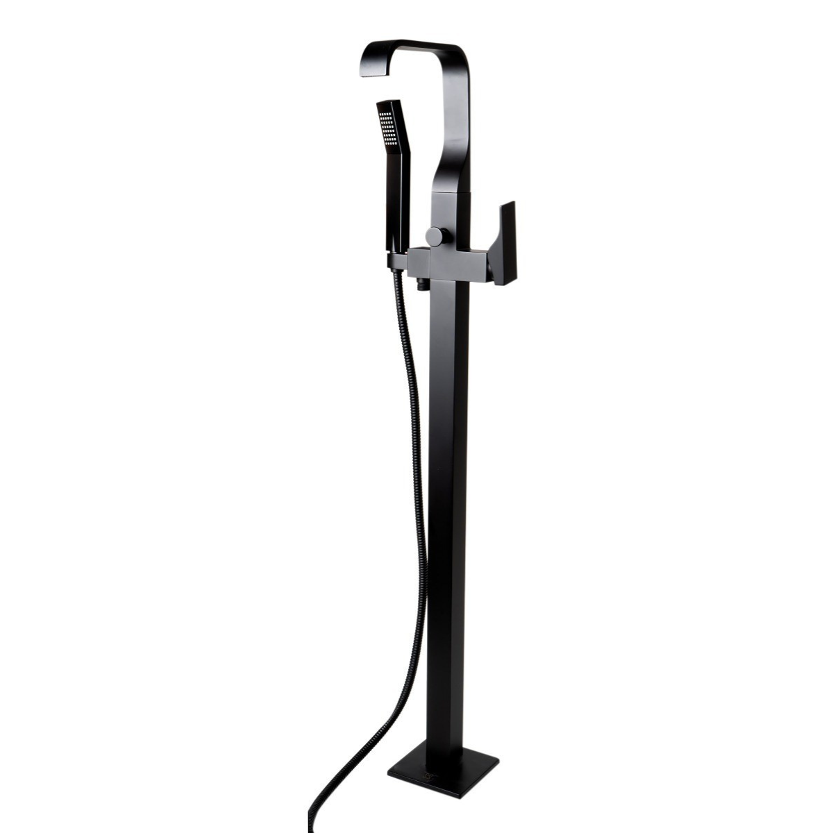 Floor Mount Tub Filler with Shower Head Polished/Brushed by Alfi