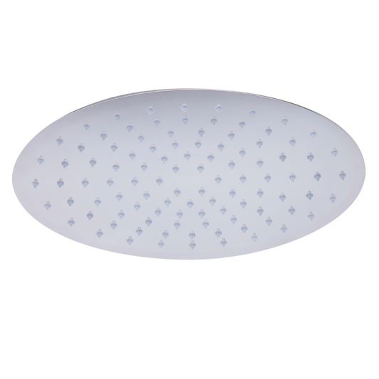 Oval Ultra Thin Rain Shower Head Stainless Steel by Alfi