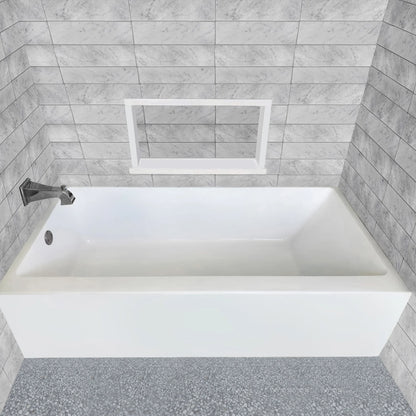 ALCOVE SOAKING BATHTUB by Whitehaus