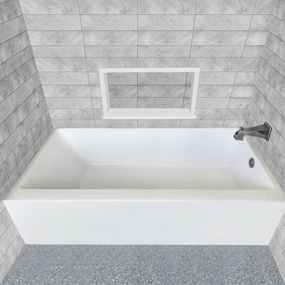 ALCOVE SOAKING BATHTUB by Whitehaus
