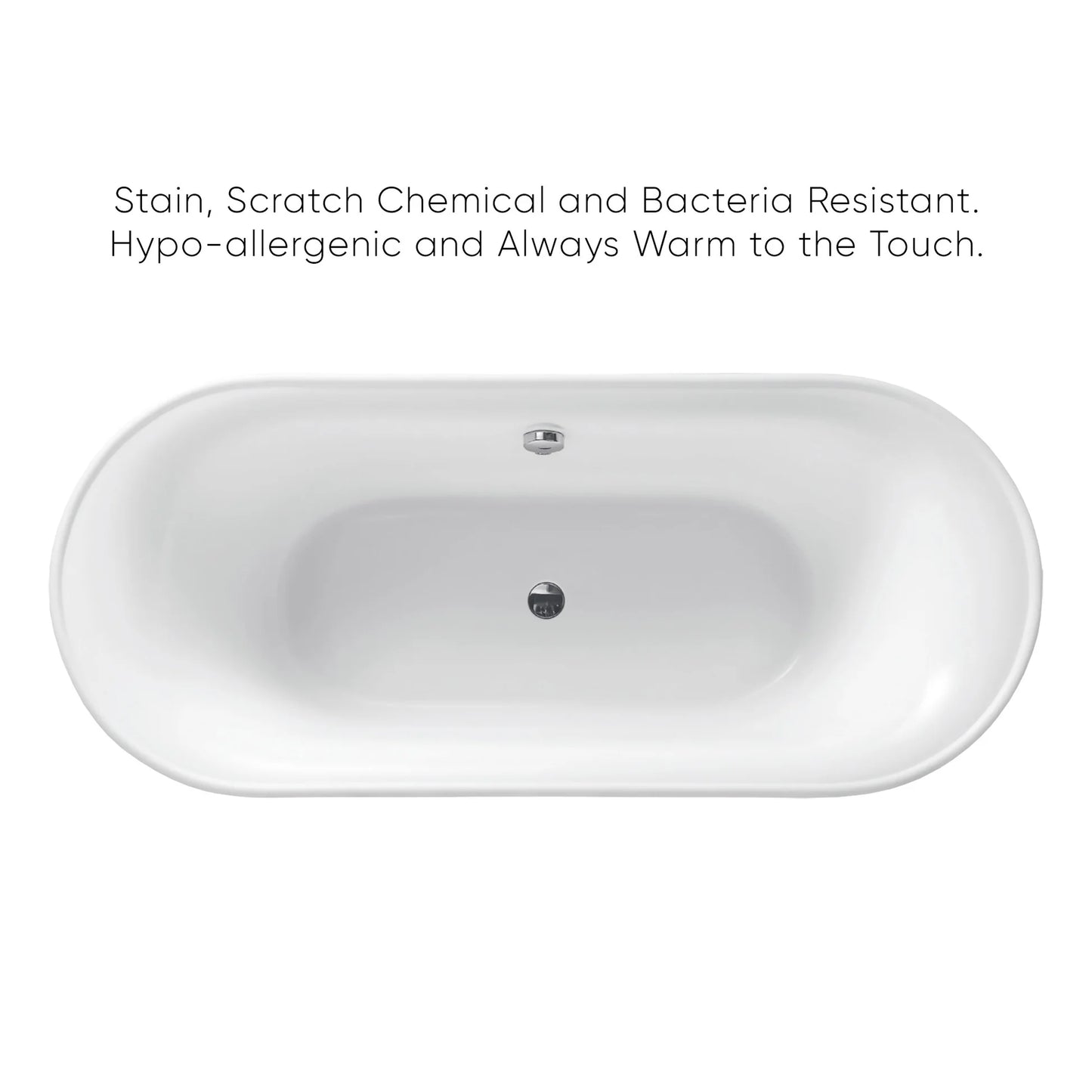 Elegant Double Ended Freestanding Bathtub – Modern Bathroom Luxury by Whitehaus