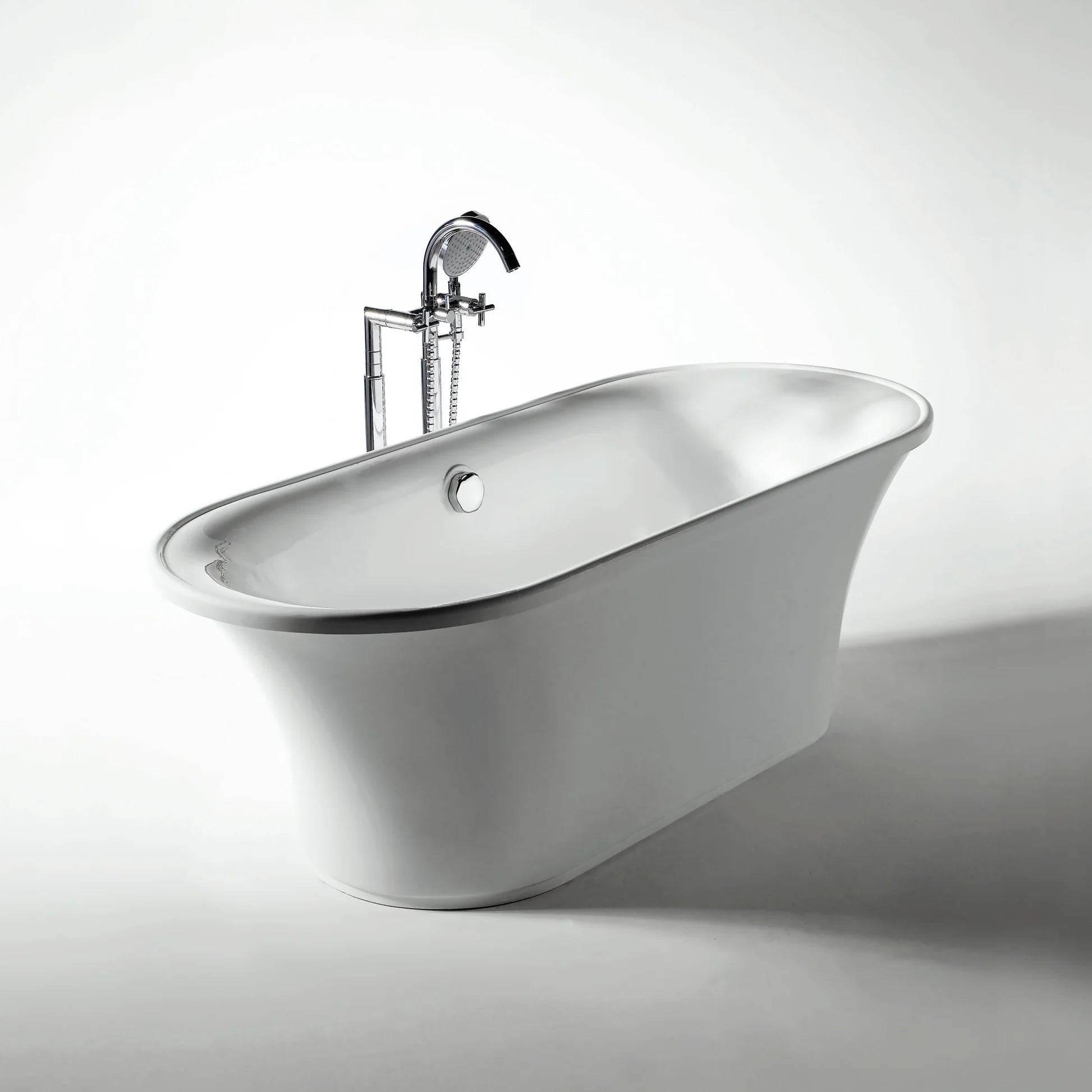Elegant Double Ended Freestanding Bathtub – Modern Bathroom Luxury by Whitehaus