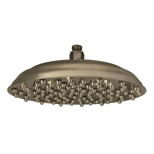 Large Sunflower Rainfall Showerhead with 108 Spray Nozzles - Solid Brass Construction with Adjustable Ball Joint by Whitehaus