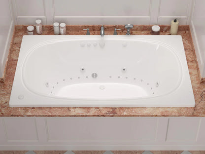 Atlantis Whirlpools Charleston 48 x 78 Rectangular Air & Whirlpool Jetted Bathtub