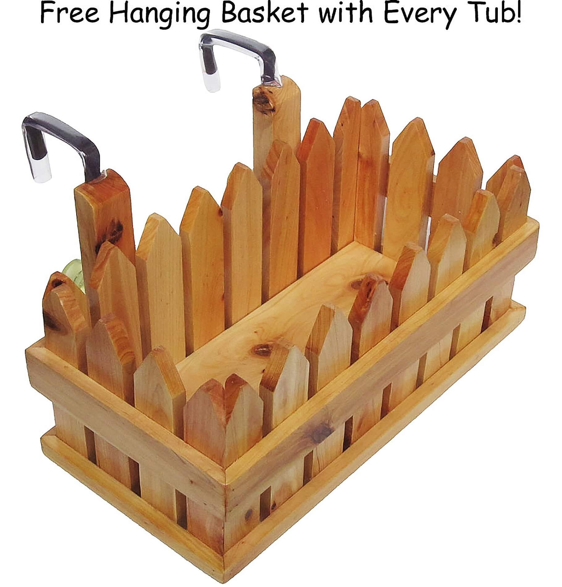 2 Person Free Standing Cedar Wooden Bathtub with Fixtures & Headrests by Alfi