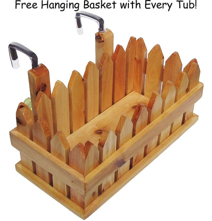 2 Person Free Standing Cedar Wooden Bathtub with Fixtures & Headrests by Alfi