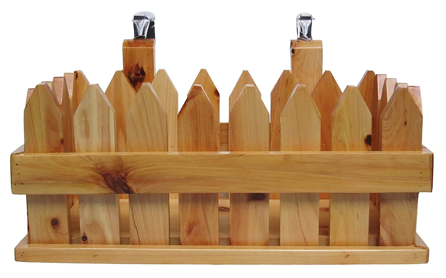 2 Person Free Standing Cedar Wooden Bathtub with Fixtures & Headrests by Alfi