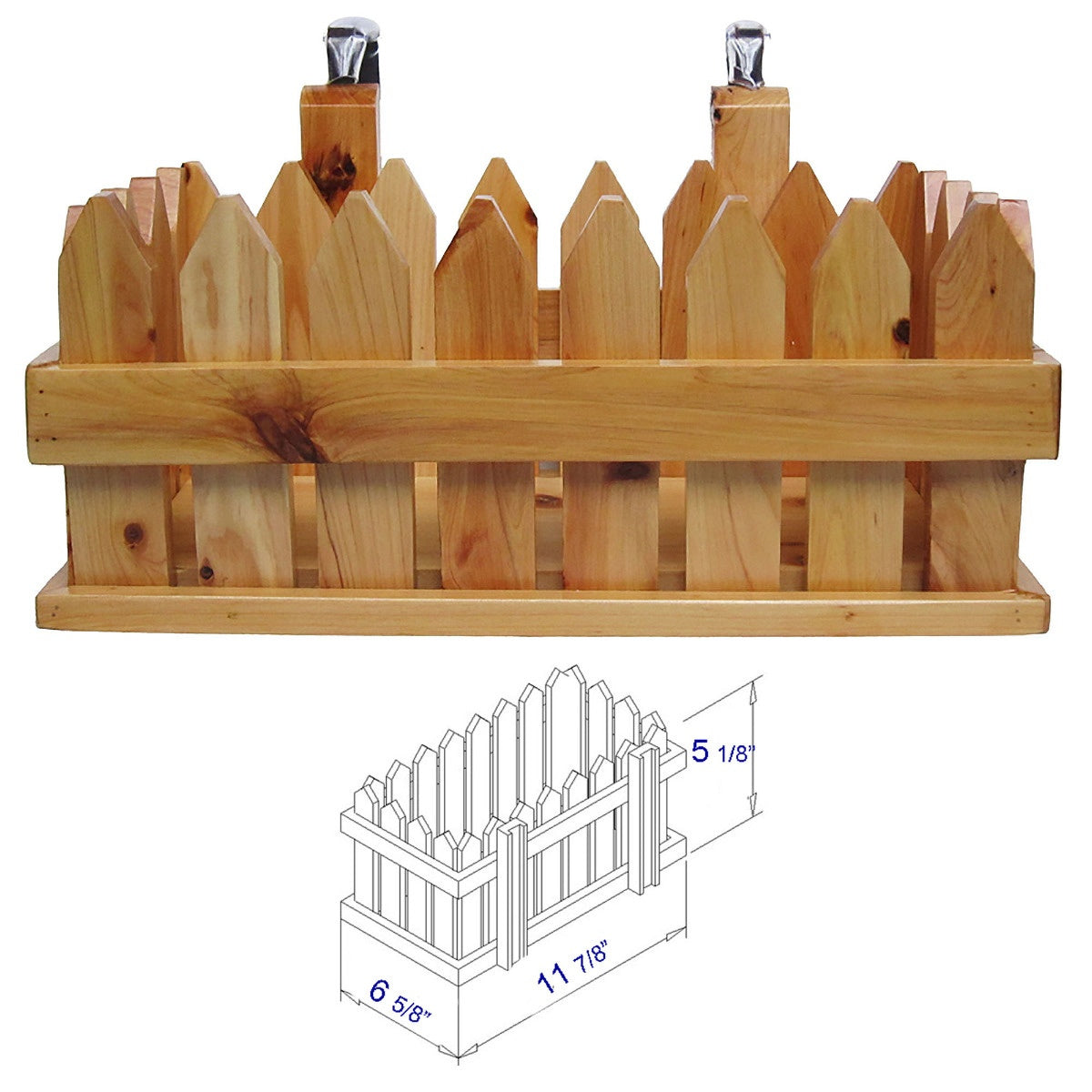 Free Standing Cedar Wooden Bathtub with Tub Filler by Alfi