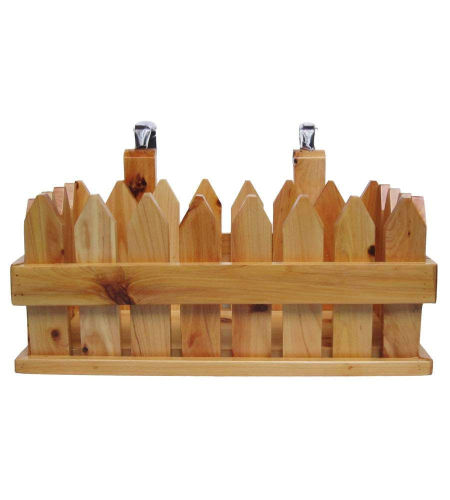 Free Standing Wooden Bathtub with Tub Filler by Alfi