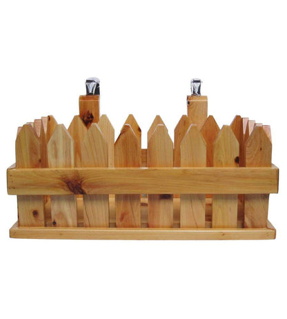 Free Standing Wooden Bathtub with Tub Filler by Alfi