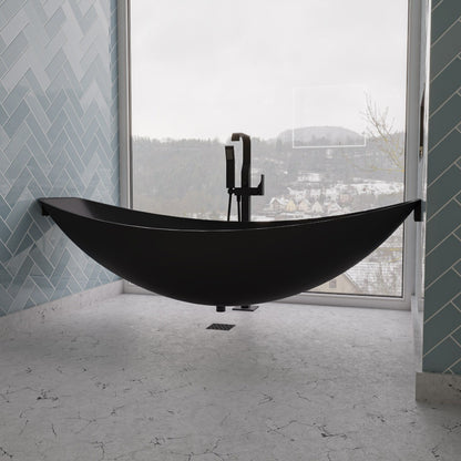 Floor Mount Tub Filler with Shower Head Polished/Brushed by Alfi