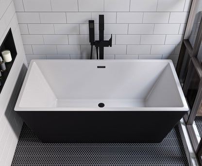 Floor Mount Tub Filler with Shower Head Polished/Brushed by Alfi