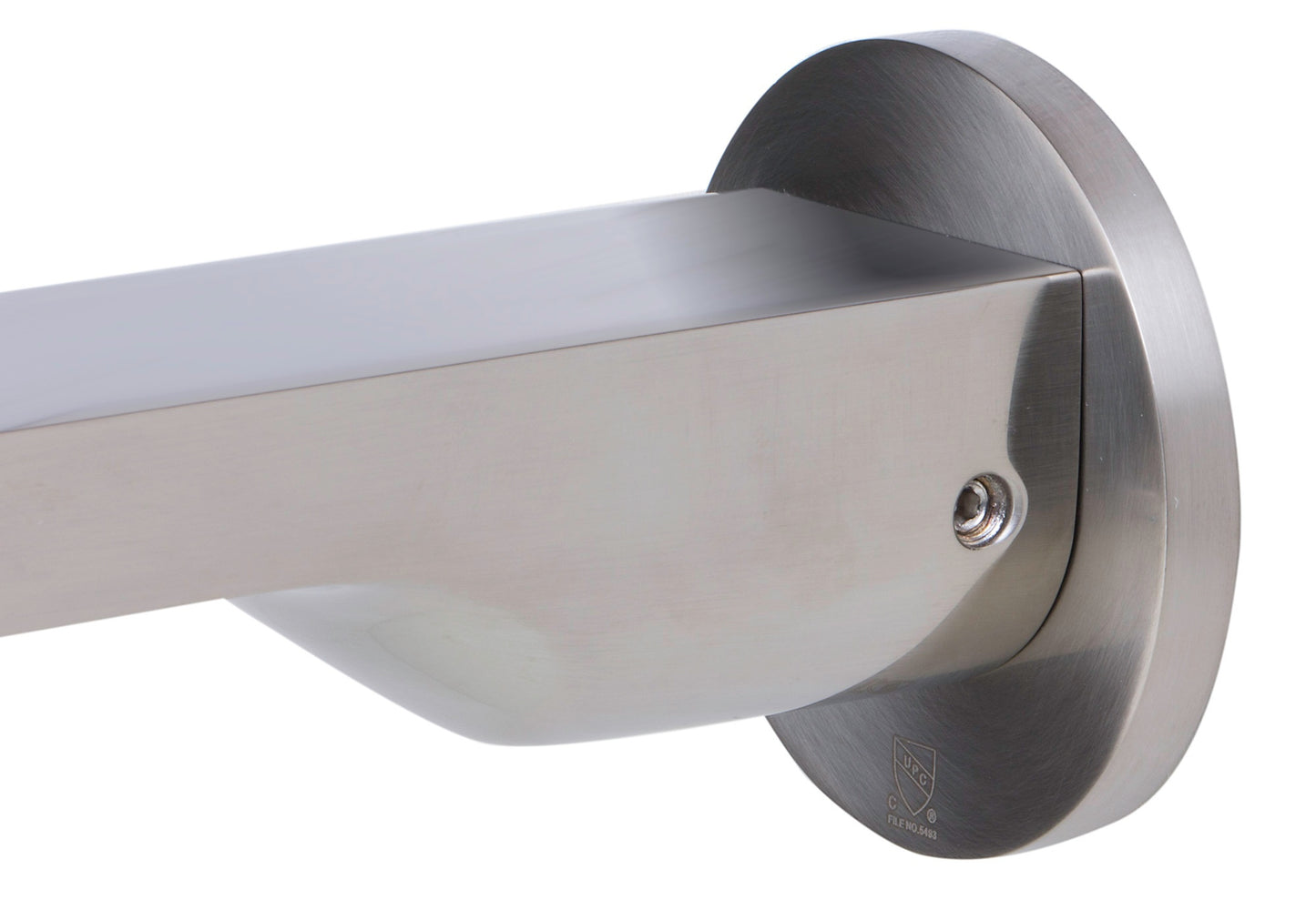 Rounded Tub Filler Bathroom Spout Polished or Brushed by Alfi