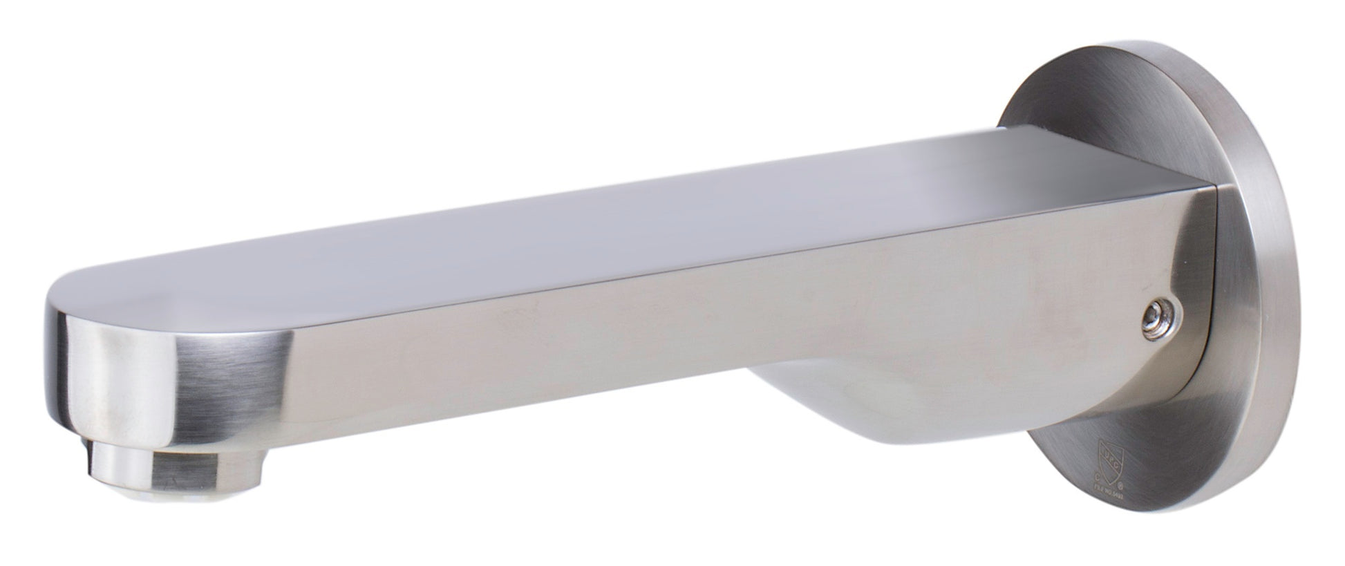 Rounded Tub Filler Bathroom Spout Polished or Brushed by Alfi