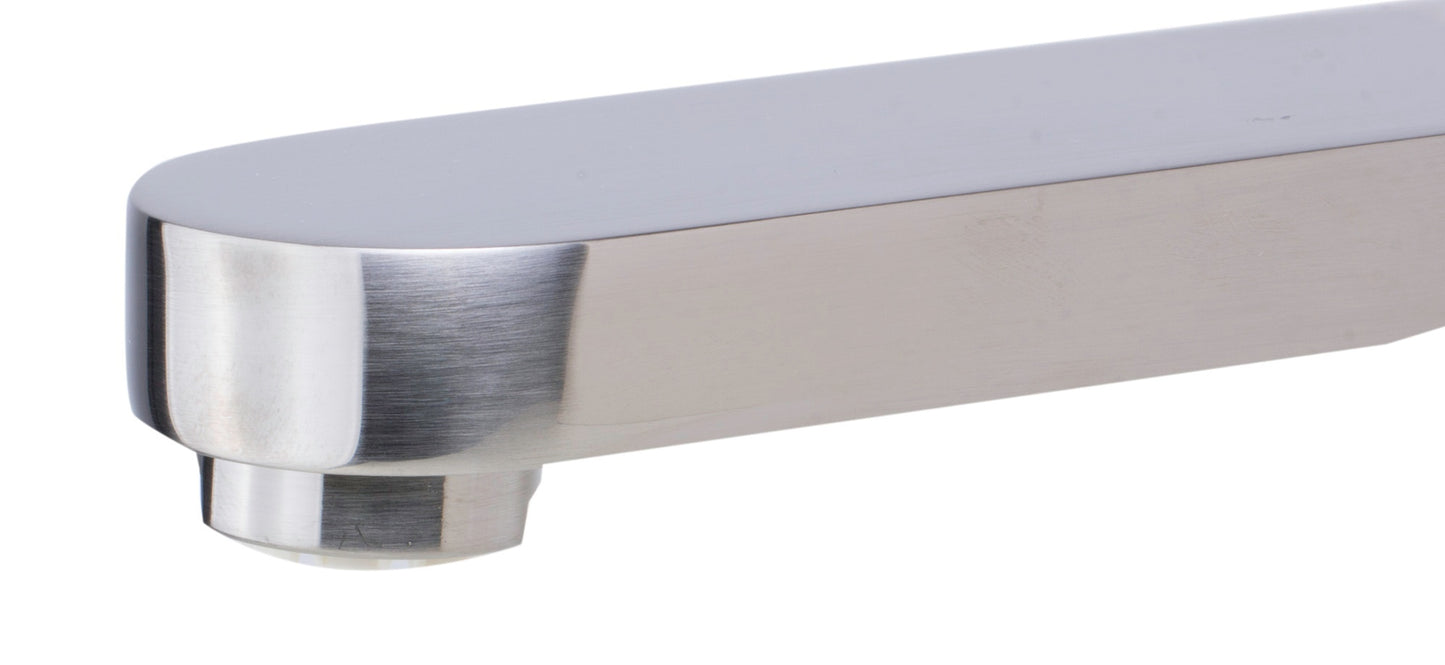 Rounded Tub Filler Bathroom Spout Polished or Brushed by Alfi