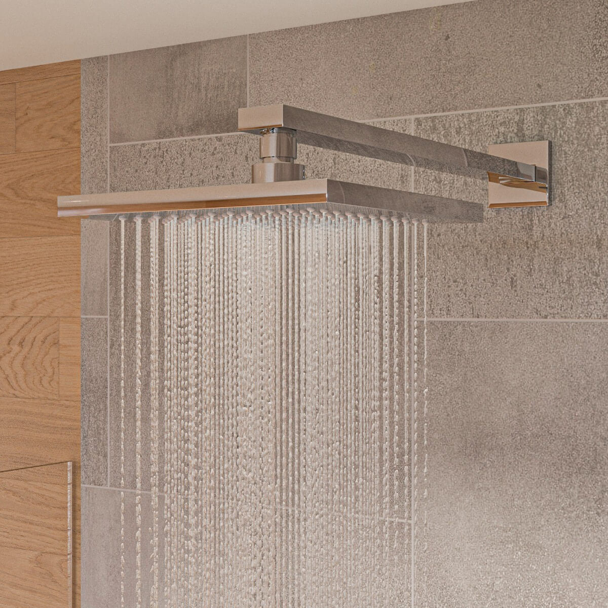 3 Way Thermostatic Shower Set with Body Sprays by Alfi