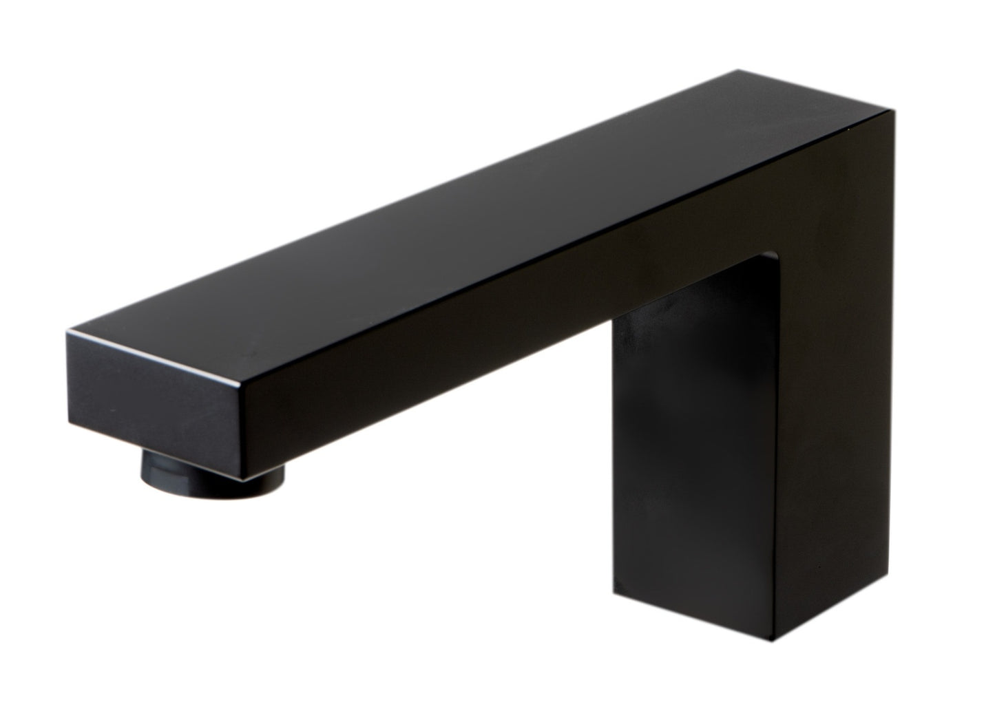 Deck Mounted Tub Filler and Square Hand Held Shower Head by Alfi
