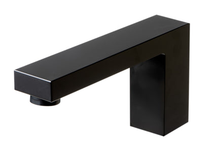 Deck Mounted Tub Filler and Square Hand Held Shower Head by Alfi