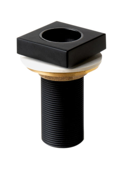 Deck Mounted Tub Filler and Square Hand Held Shower Head by Alfi