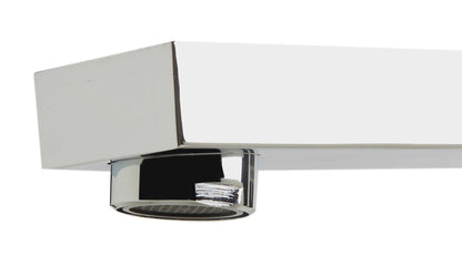 Deck Mounted Tub Filler and Square Hand Held Shower Head by Alfi