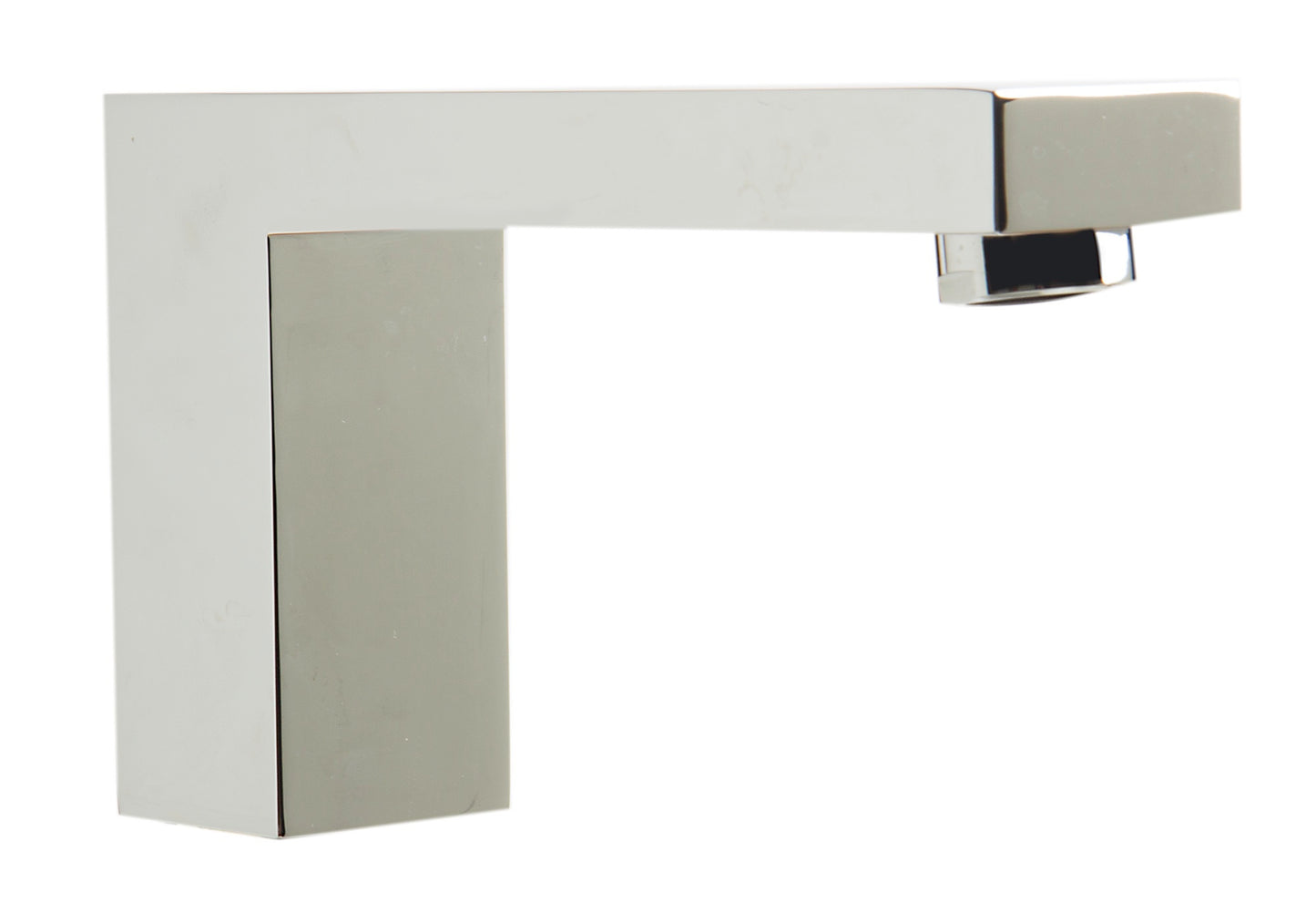 Deck Mounted Tub Filler and Square Hand Held Shower Head by Alfi