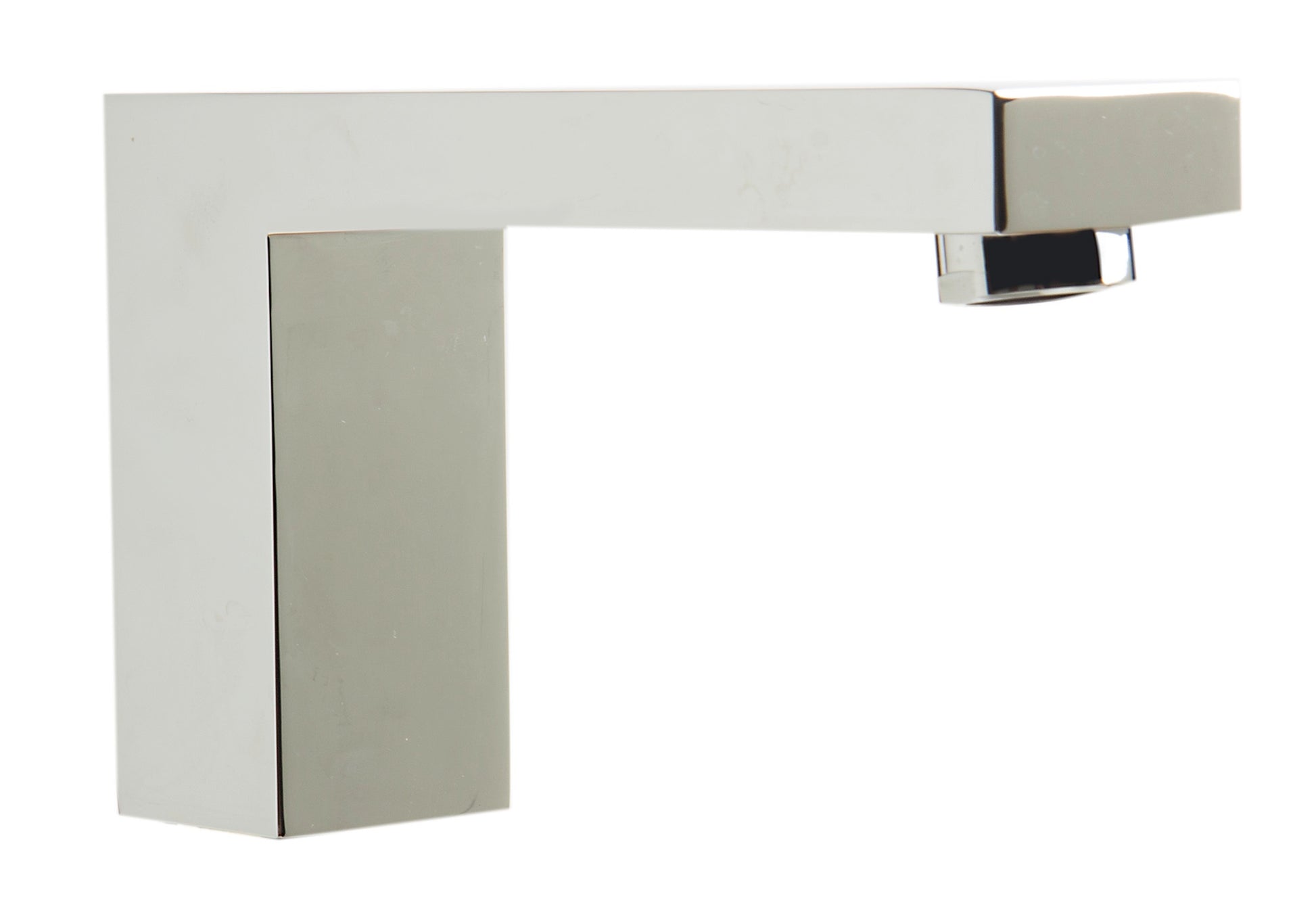 Deck Mounted Tub Filler and Square Hand Held Shower Head by Alfi