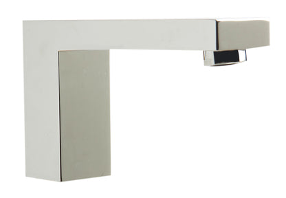 Deck Mounted Tub Filler and Square Hand Held Shower Head by Alfi